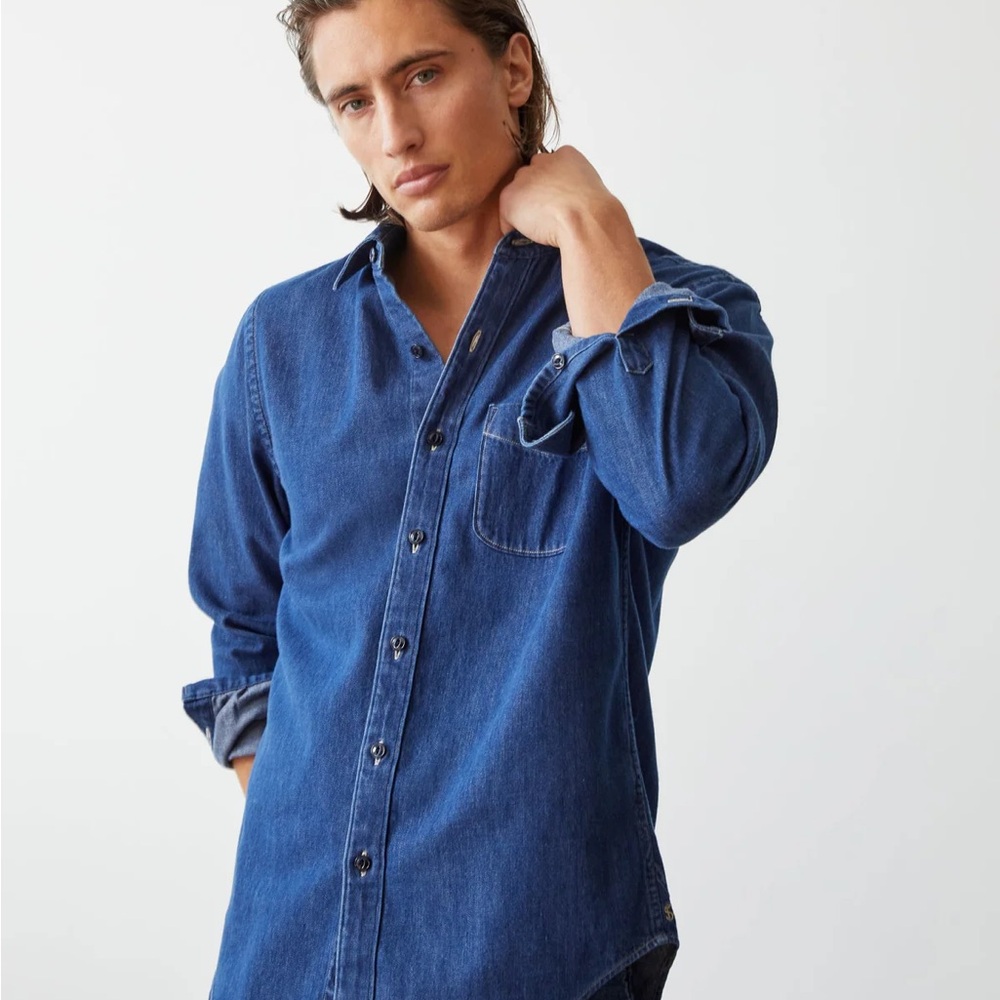 Todd Snyder Indigo Denim Shirt